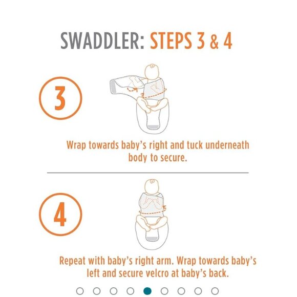 Ergobaby Swaddle Wrap, Original Swaddler, Cupcake - Swacupcake - Picture 15 of 16